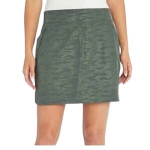 Orvis Women's Size S Camo Skirt Skort zipper pocket drawstring Travel‎ Hiking